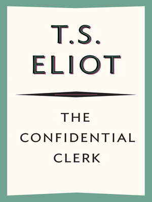 cover image of The Confidential Clerk